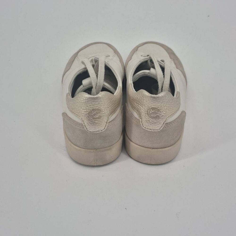ECCO Women’s Street Lite Court White Sneaker Size 8.5 - Picture 3 of 6